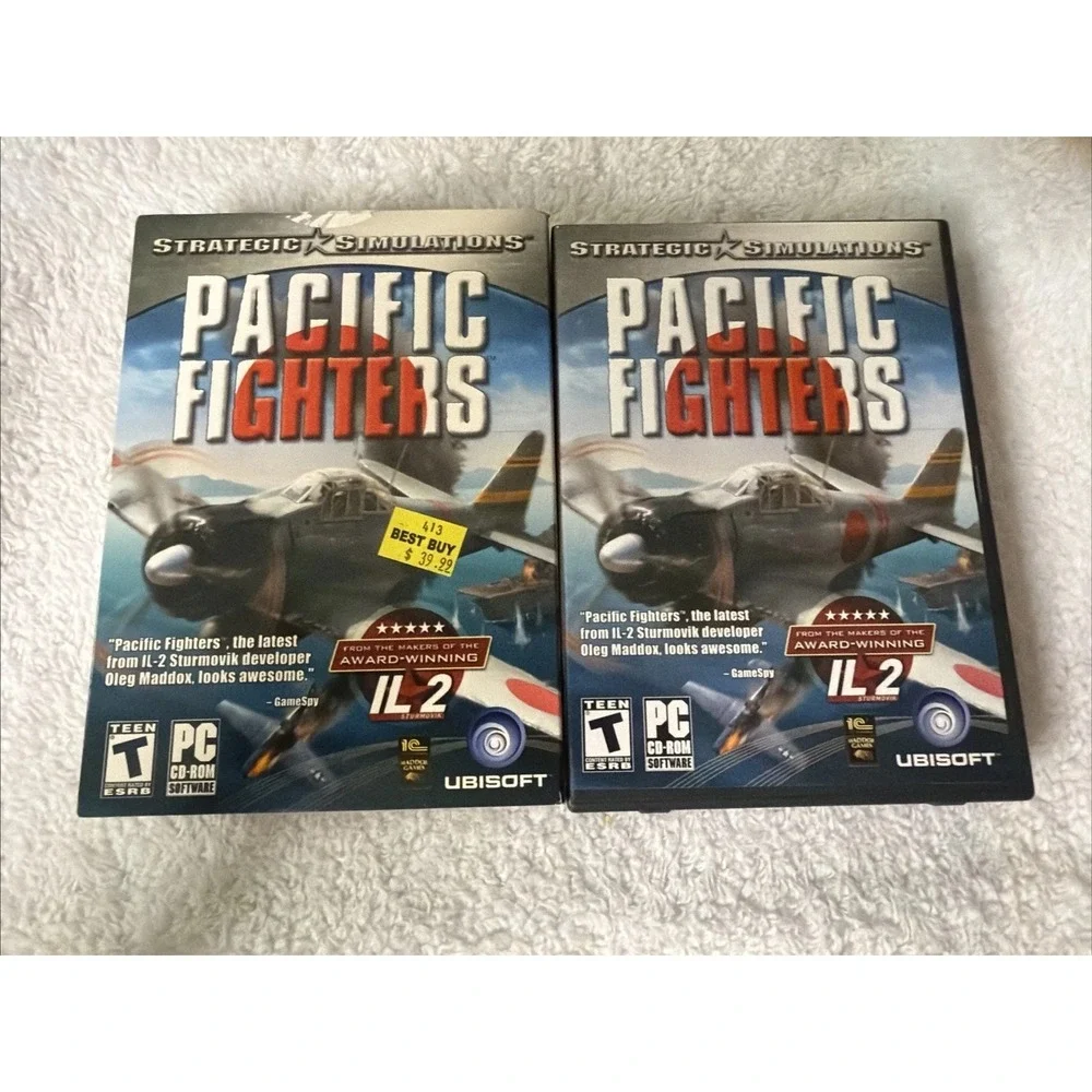 Pacific Fighters PC CD ROM VTG Strategy Simulations CIB Complete Sleeve Ubisoft